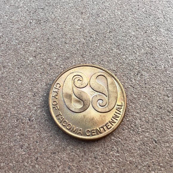 1969 City of Tacoma Centennial Token 100 Years 1869-1969 - Picture 1 of 4